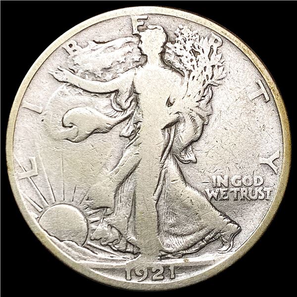 1921-S Walking Liberty Half Dollar NICELY CIRCULATED