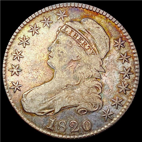 1820 Capped Bust Half Dollar NICELY CIRCULATED