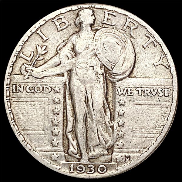 1930 Standing Liberty Quarter LIGHTLY CIRCULATED