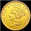 Image 1 : 1854 $3 Gold Piece CLOSELY UNCIRCULATED