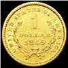 Image 2 : 1849 Rare Gold Dollar UNCIRCULATED