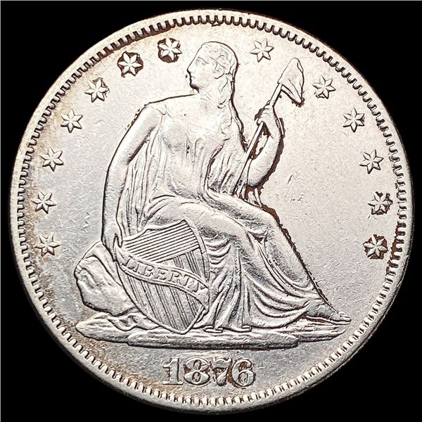 1876-S Seated Liberty Half Dollar CLOSELY UNCIRCULATED