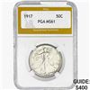 Image 1 : 1917 Walking Liberty Half Dollar PGA MS61
