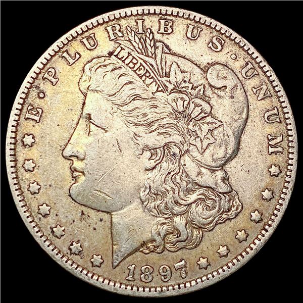 1897-O Morgan Silver Dollar NEARLY UNCIRCULATED
