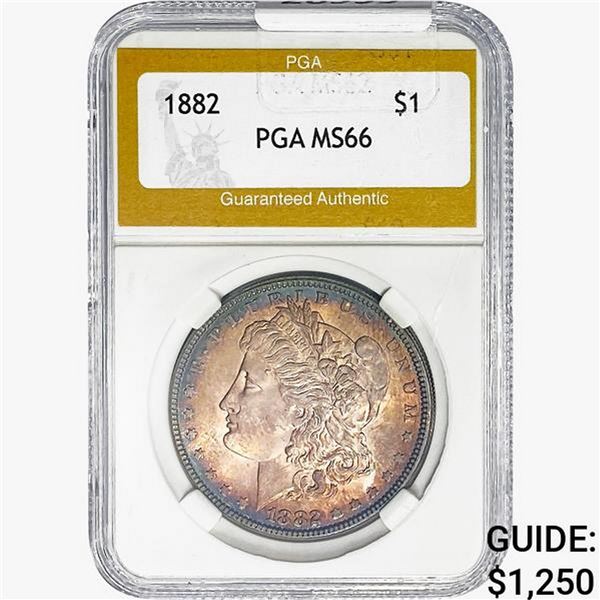 1882 Morgan Silver Dollar PGA MS66