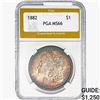 Image 1 : 1882 Morgan Silver Dollar PGA MS66