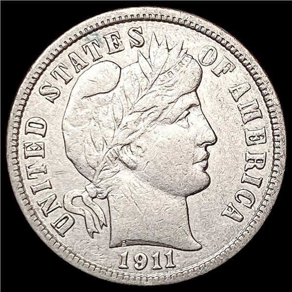 1911 Barber Dime CLOSELY UNCIRCULATED