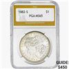 1882-S Morgan Silver Dollar PGA MS65