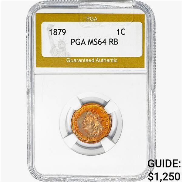 1879 Indian Head Cent PGA MS64 RB