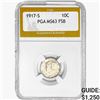 Image 1 : 1917-S Mercury Silver Dime PGA MS63 FSB
