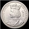 1893 Isabella Silver Quarter UNCIRCULATED