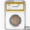 Image 1 : 1827 Capped Bust Half Dollar PGA MS62