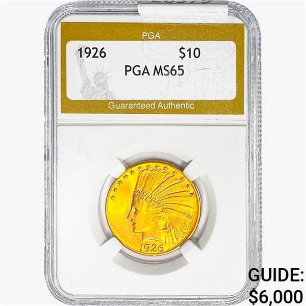 1926 $10 Gold Eagle PGA MS65