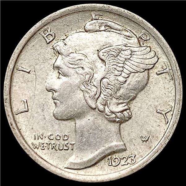 1923 Mercury Dime CLOSELY UNCIRCULATED