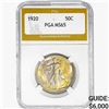 Image 1 : 1920 Walking Liberty Half Dollar PGA MS65