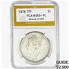 Image 1 : 1878 REV 78 Morgan Silver Dollar PGA MS65+ PL