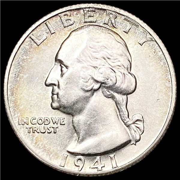 1941-S Washington Silver Quarter CHOICE BU