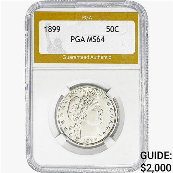 1899 Barber Half Dollar PGA MS64