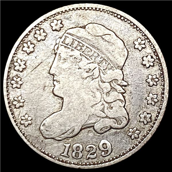 1829 Capped Bust Half Dime LIGHTLY CIRCULATED