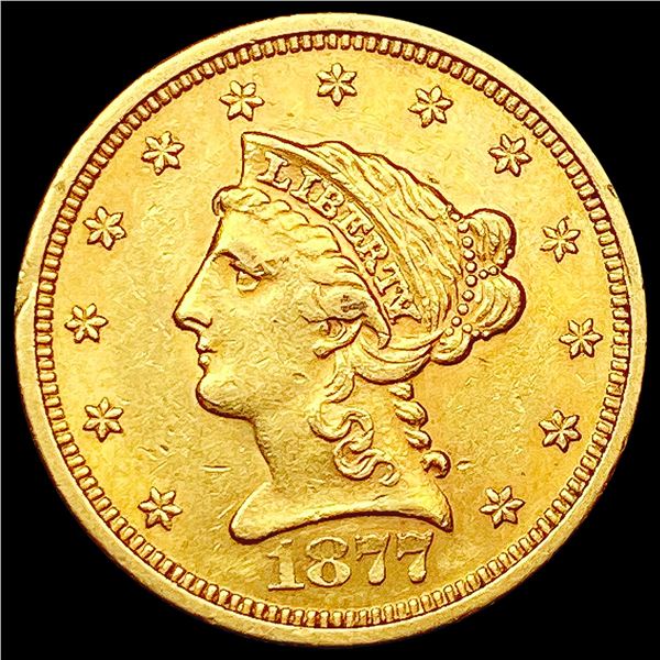 1877-S $2.50 Gold Quarter Eagle UNCIRCULATED