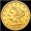 1877-S $2.50 Gold Quarter Eagle UNCIRCULATED