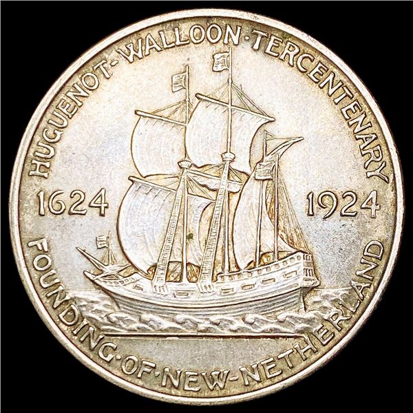 1924 Huguenot Half Dollar UNCIRCULATED