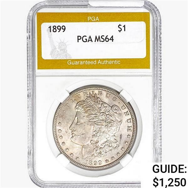 1899 Morgan Silver Dollar PGA MS64
