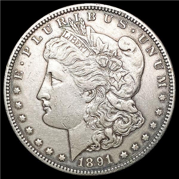 1891-CC Morgan Silver Dollar CLOSELY UNCIRCULATED