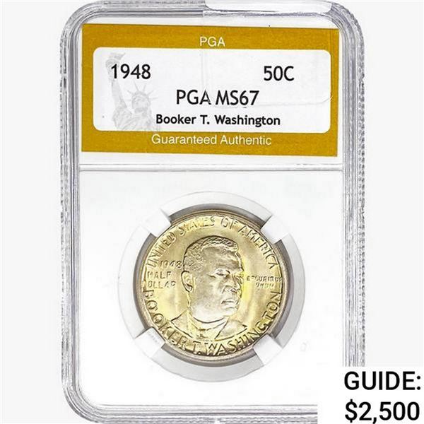 1948 Booker T Half Dollar PGA MS67