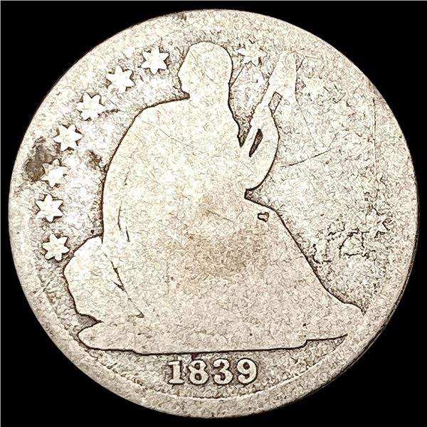 1839-O Seated Liberty Dime NICELY CIRCULATED