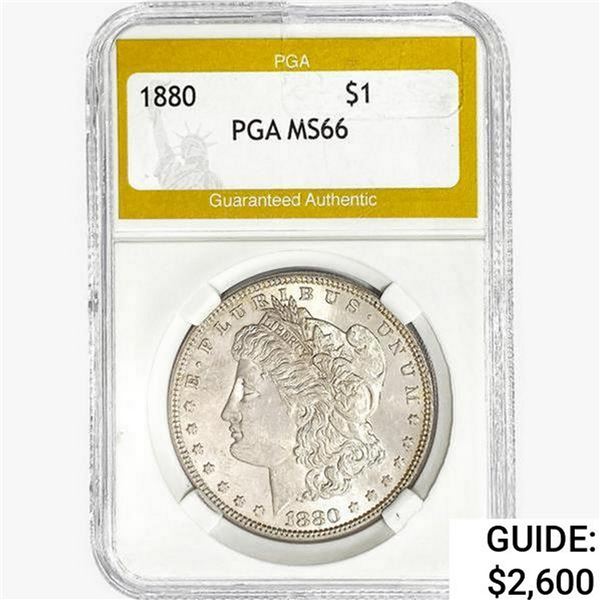 1880 Morgan Silver Dollar PGA MS66