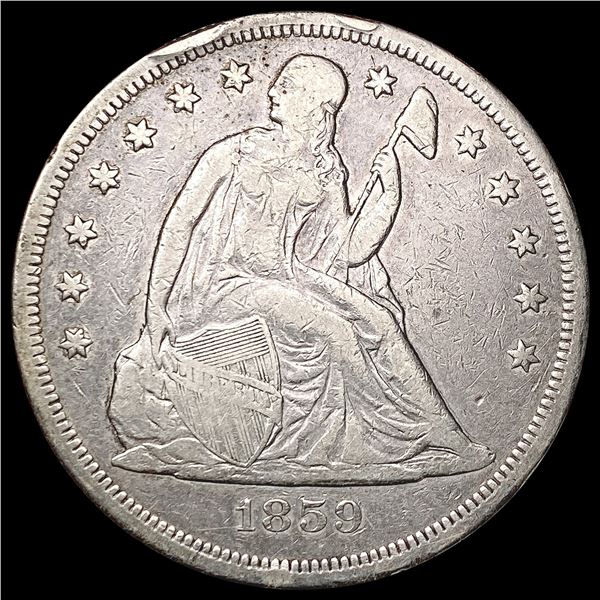 1859-O Seated Liberty Dollar CLOSELY UNCIRCULATED