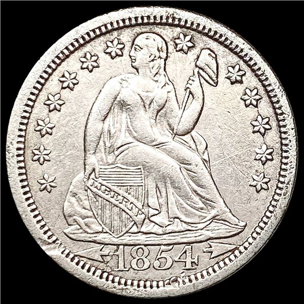 1854-O Arr. Seated Liberty Dime CLOSELY UNCIRCULATED