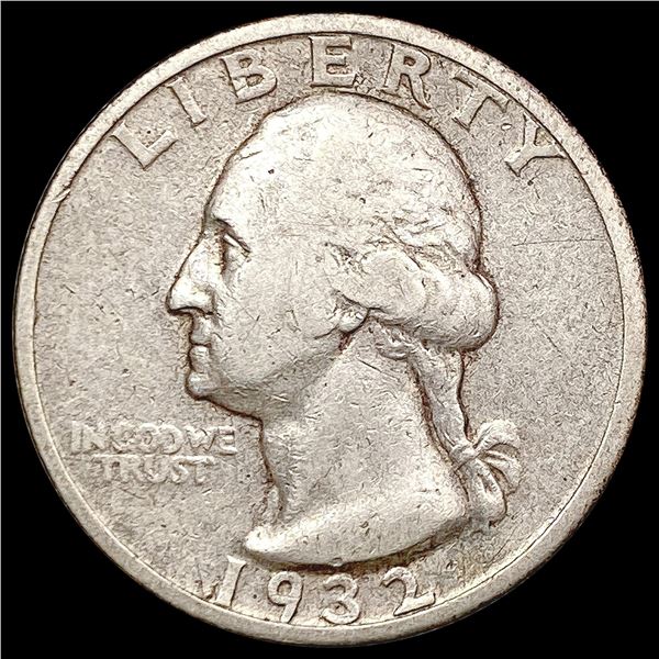 1932-S Washington Silver Quarter LIGHTLY CIRCULATED