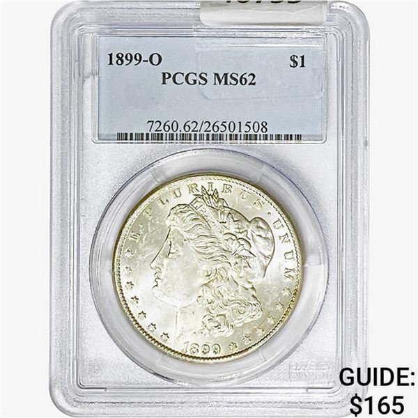 1899-O Morgan Silver Dollar PCGS MS62