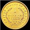Image 2 : 1853 Rare Gold Dollar CLOSELY UNCIRCULATED