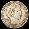 1911-S Barber Half Dollar LIGHTLY CIRCULATED