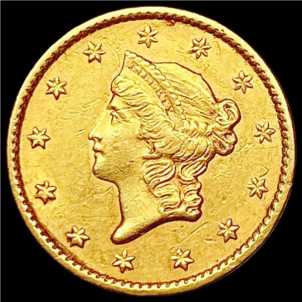 1852 Rare Gold Dollar CHOICE AU