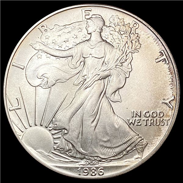 1986 US 1oz Silver Eagle SUPERB GEM BU