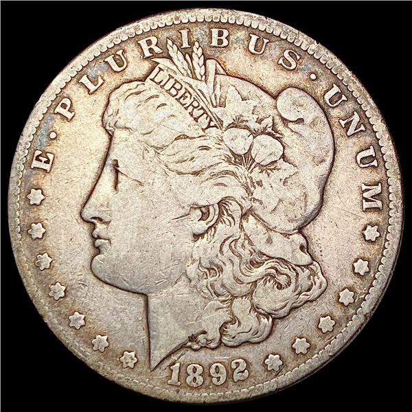 1892-CC Morgan Silver Dollar LIGHTLY CIRCULATED