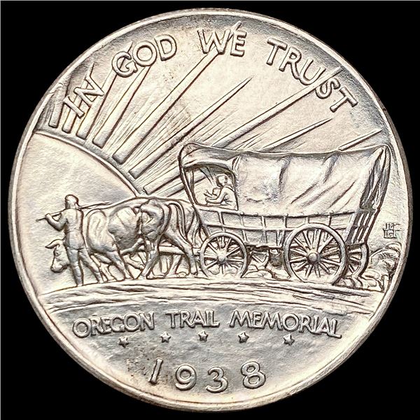 1938-S Oregon Trail Half Dollar UNCIRCULATED
