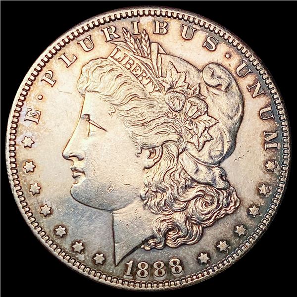 1888-S Morgan Silver Dollar CHOICE AU