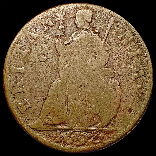 1694 Gr. Britain Half Penny NICELY CIRCULATED