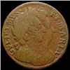 Image 2 : 1694 Gr. Britain Half Penny NICELY CIRCULATED