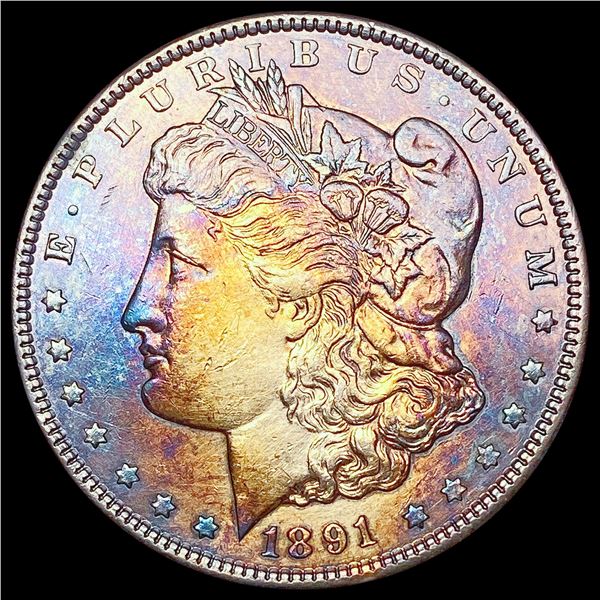 1891-CC Morgan Silver Dollar UNCIRCULATED