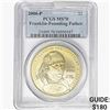 Image 1 : 2006-P Silver Franklin Founding Father $1 PCGS MS70