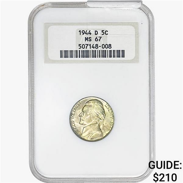 1944-D Jefferson Nickel NGC MS67