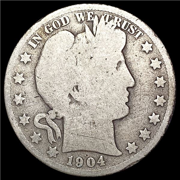 1904-S Barber Half Dollar NICELY CIRCULATED