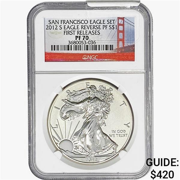2012-S Silver Eagle NGC PF70 REV PF FR