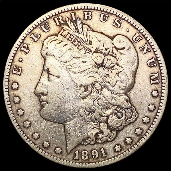 1891-CC Morgan Silver Dollar NICELY CIRCULATED